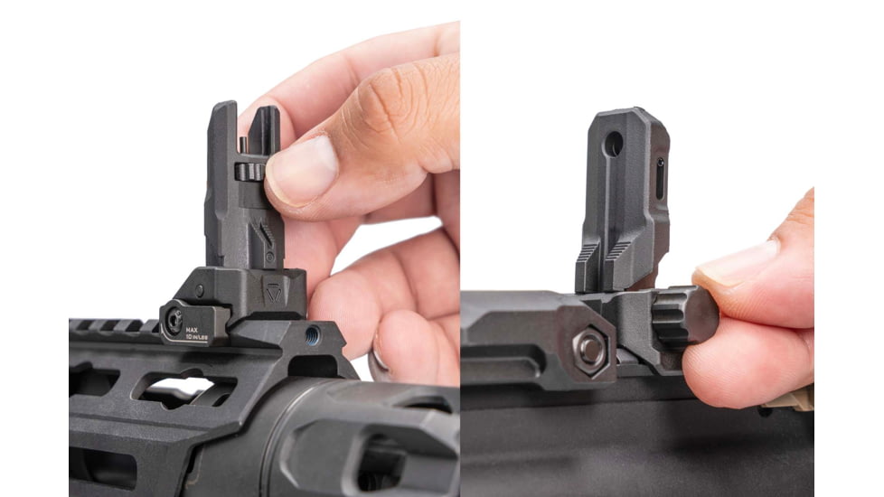 Strike Industries Polymer Backup Sights, Black, SI-SPBUS