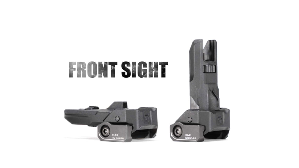 Strike Industries Polymer Backup Sights, Black, SI-SPBUS