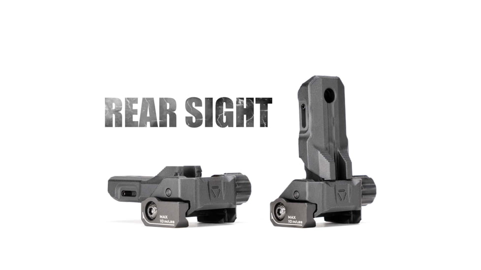 Strike Industries Polymer Backup Sights, Black, SI-SPBUS