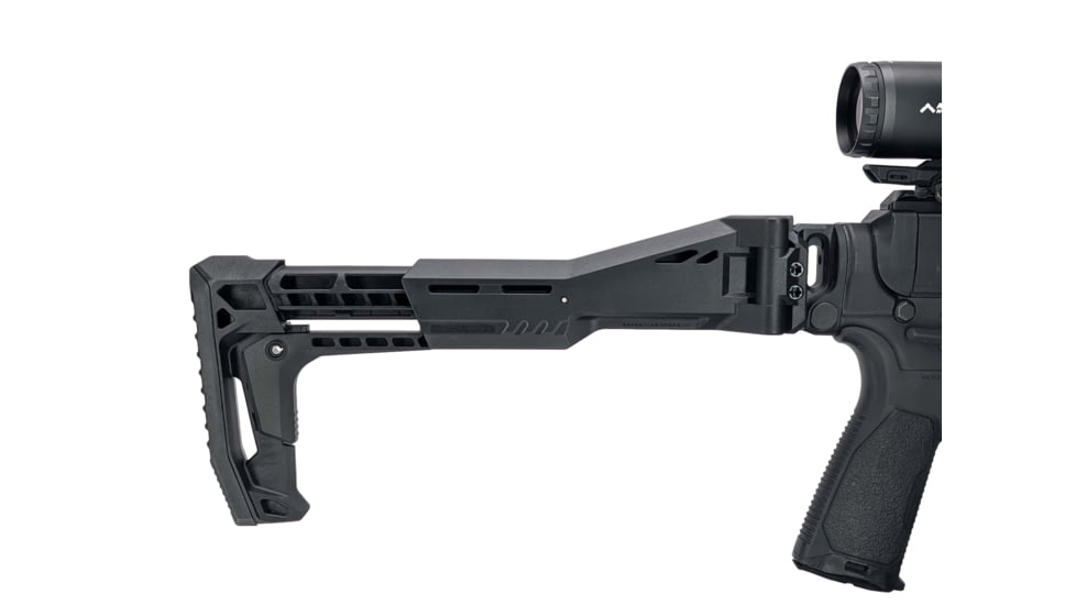 Strike Industries Polymer FSA Picatinny Folding Rifle Stock, Ambidextrous, Black, SI-FSA-SP-STOCK