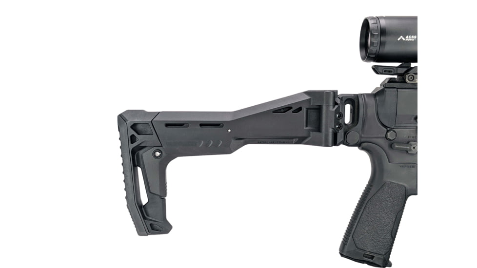 Strike Industries Polymer FSA Picatinny Folding Rifle Stock, Ambidextrous, Black, SI-FSA-SP-STOCK