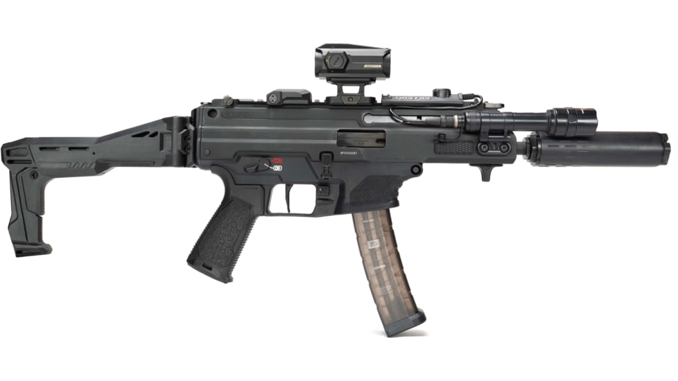 Strike Industries Polymer FSA Picatinny Folding Stabilizing Brace, Black, SI-FSA-SP-STAB