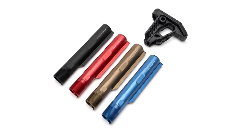 Strike Industries Polymer Pit Stock, Black, One Size, SI-STRIKE-POLY-PIT-BK