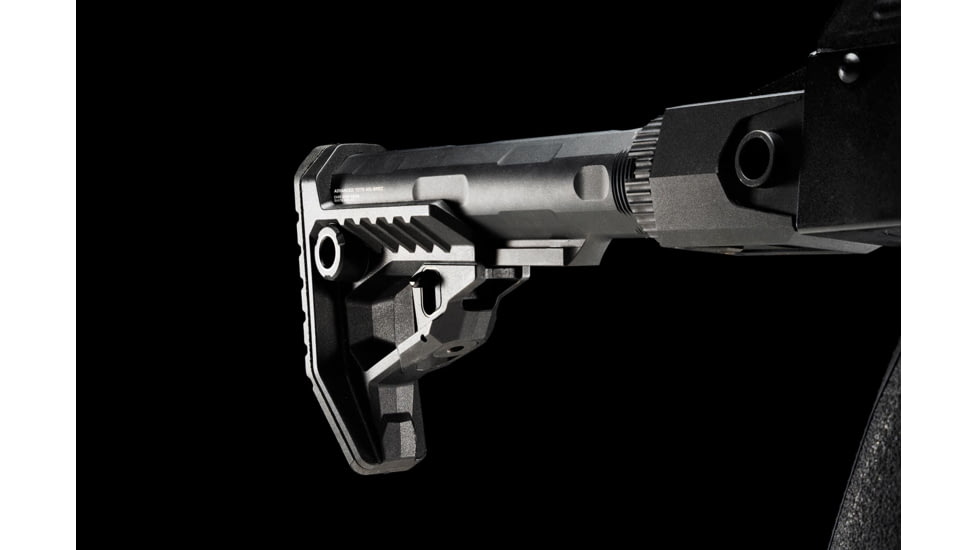 Strike Industries Polymer Pit Stock, Black, One Size, SI-STRIKE-POLY-PIT-BK