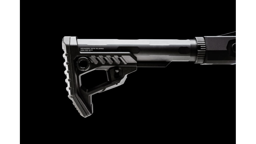 Strike Industries Polymer Pit Stock, Black, One Size, SI-STRIKE-POLY-PIT-BK