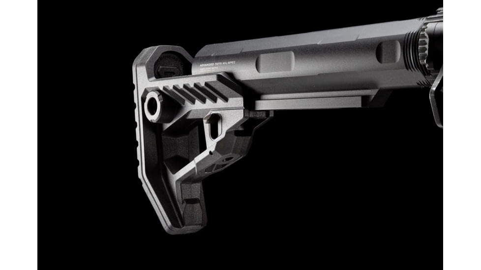 Strike Industries Polymer Pit Stock, Black, One Size, SI-STRIKE-POLY-PIT-BK