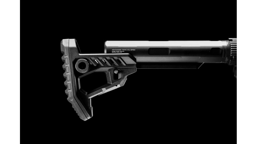 Strike Industries Polymer Pit Stock, Black, One Size, SI-STRIKE-POLY-PIT-BK