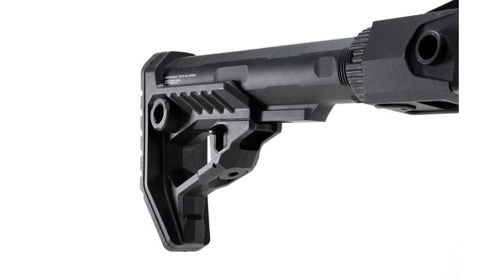 Strike Industries Polymer Pit Stock, Black, One Size, SI-STRIKE-POLY-PIT-BK