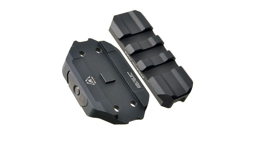 Strike Industries R.EX Riser - Low Profile, Lightweight Riser for AR Platforms, Black SI-REX-RISER-BK