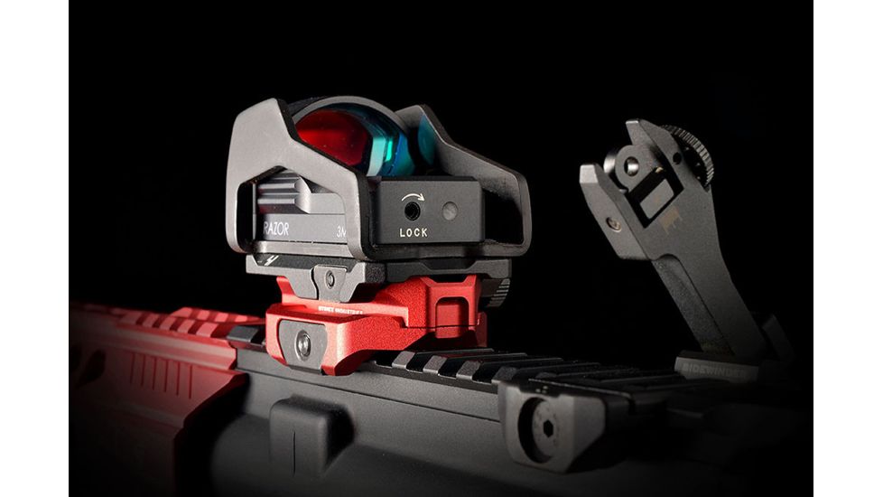 Strike Industries R.EX Riser - Low Profile, Lightweight Riser for AR Platforms, Red SI-REX-RISER-RED