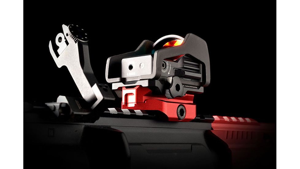 Strike Industries R.EX Riser - Low Profile, Lightweight Riser for AR Platforms, Red SI-REX-RISER-RED