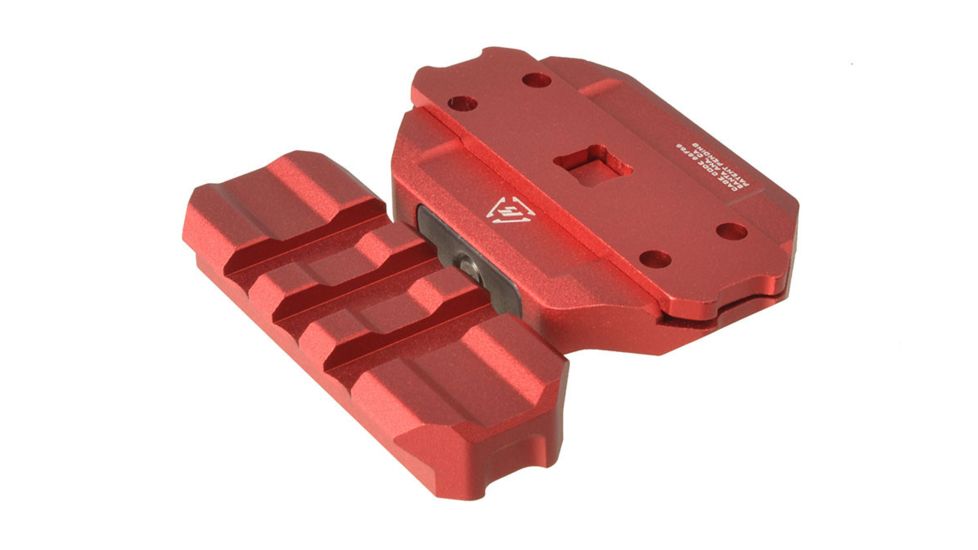 Strike Industries R.EX Riser - Low Profile, Lightweight Riser for AR Platforms, Red SI-REX-RISER-RED