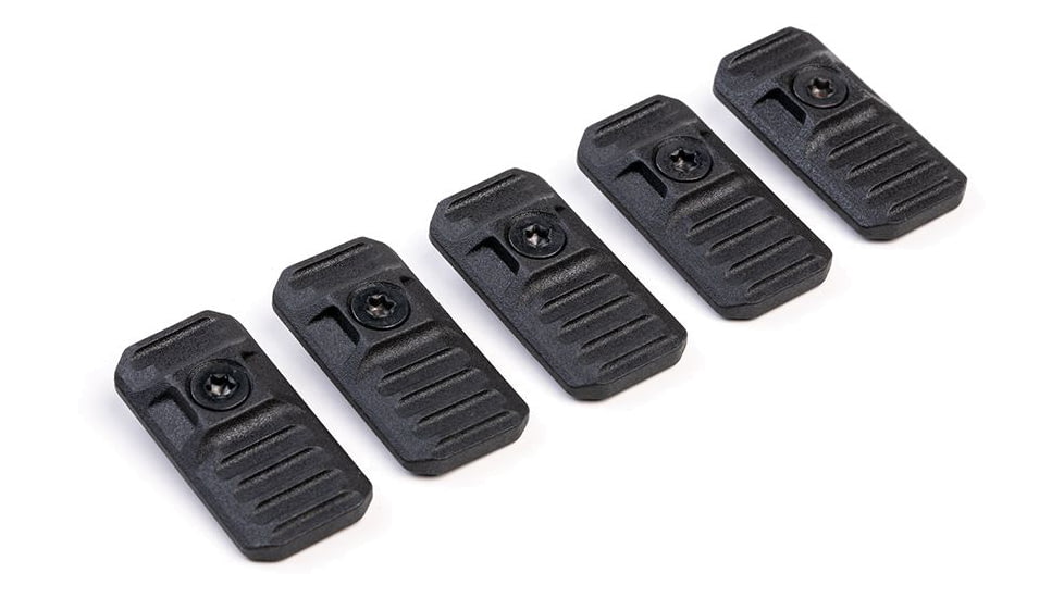Strike Industries Rail Cover w/LINK system for MLok &amp; KeyMod Handguards, 5 Pieces, Black, SILINKCOVER