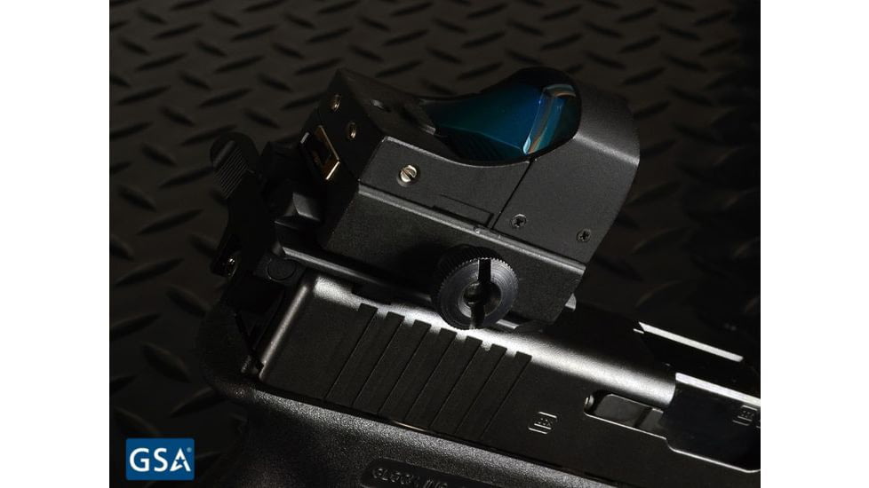 Strike Industries Rear Sight Mount For Glock, Affordable Alternative To Mount Rear Sight/Red Dot On Glock, Black, One Size, SI-GSR