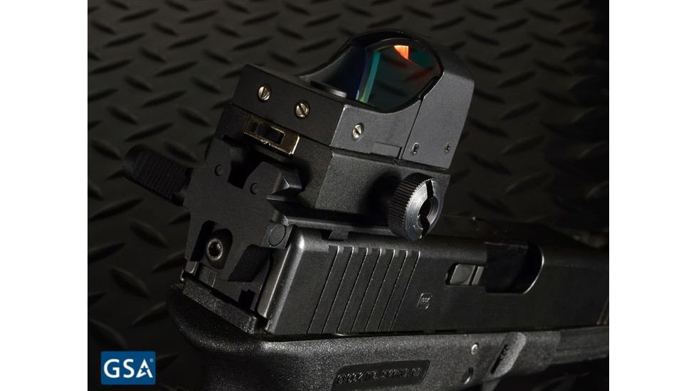 Strike Industries Rear Sight Mount For Glock, Affordable Alternative To Mount Rear Sight/Red Dot On Glock, Black, One Size, SI-GSR