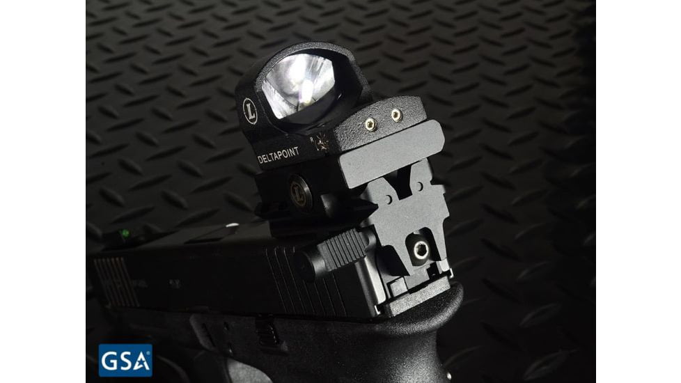 Strike Industries Rear Sight Mount For Glock, Affordable Alternative To Mount Rear Sight/Red Dot On Glock, Black, One Size, SI-GSR