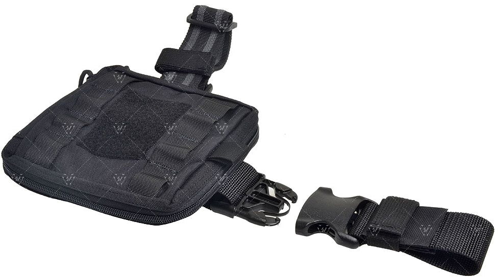 Strike Industries Ricci Compact Leg Medical Pouch, Black, One Size, SI-RICCI-CMP-W-BK