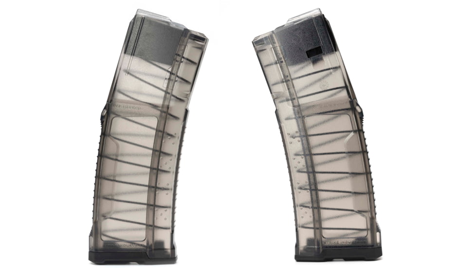 Strike Industries Rifle Magazine, AR-15, .223 Remington/5.56 NATO, 33 Rounds, Smoke Gray, SI-AR-MAG-33RD