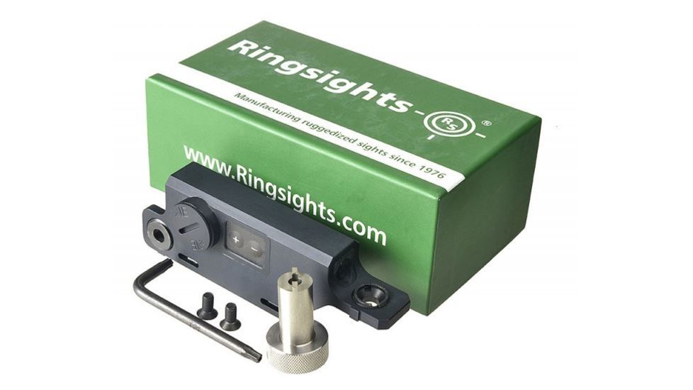 Strike Industries Ring Sight MC-10-80 Green Illuminated Dot Black Reticle, Battery Powered, Black, RS-MC-10-80 ILU