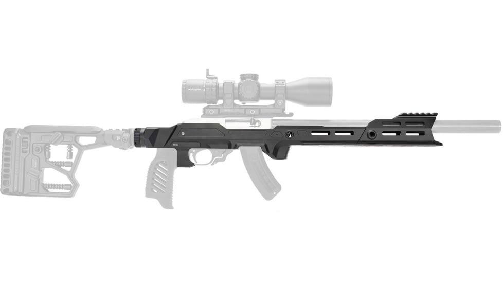 Strike Industries Ruger 10/22 Modular Rifle Chassis, Ambidextrous, Black, SI-SMC-1022-KIT-BK