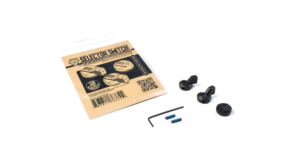 Strike Industries Selector Switch, CZ Scorpion EVO, Ambidextrous, Black, SI-CEVO-SS