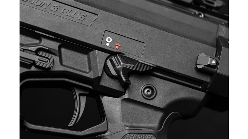 Strike Industries Seraph Ambidextrous CZ Scorpion Rifle Safety, Black, SI-CEVO-S-SS-BK