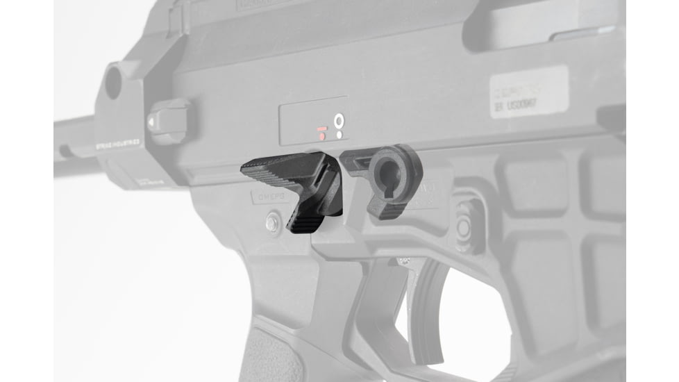 Strike Industries Seraph Ambidextrous CZ Scorpion Rifle Safety, Black, SI-CEVO-S-SS-BK