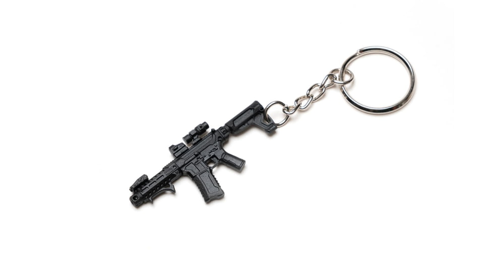 Strike Industries Short Build Rifle - Key Chain, Black, One Size, SI-SBR-KEY