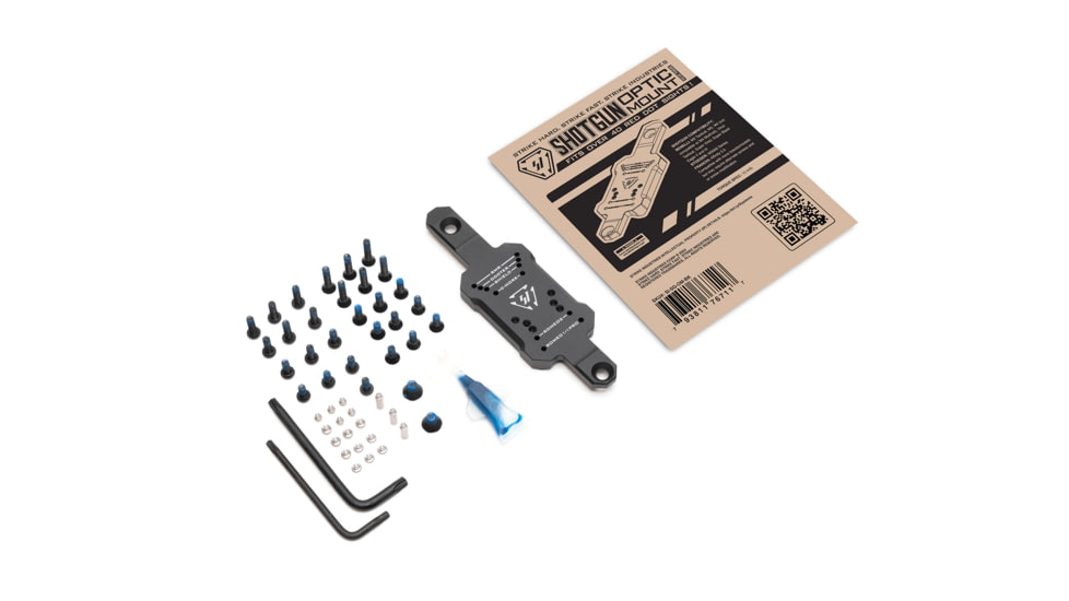 Strike Industries Shotgun Optic Mount, Black, One Size, SI-SG-OM-BK