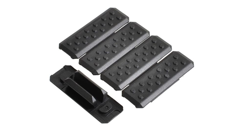 Strike Industries SI 5Pcs MLOK Cover V1, Black SI-MLOK-Cover-V1-BK