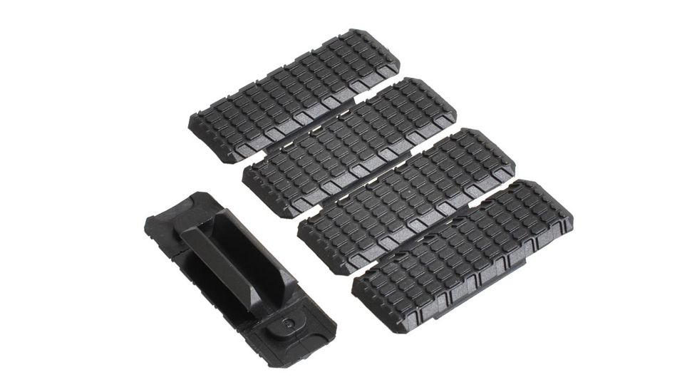 Strike Industries SI 5Pcs MLOK Cover V2, Black SI-MLOK-Cover-V2-BK