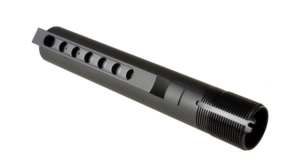 Strike Industries SI-AR-15/M16 Receiver Extension,7 Position Assembly, Black SI-AR-RE7P-KIT-BK