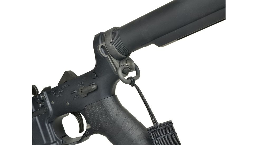 Strike Industries SI-AR-15/M16 Receiver Extension with QD Endplate, Black SI-AR-RE7P-QDEP
