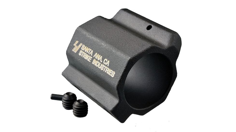 Strike Industries SI AR Steel Gas Block, Black SI-AR-SGB