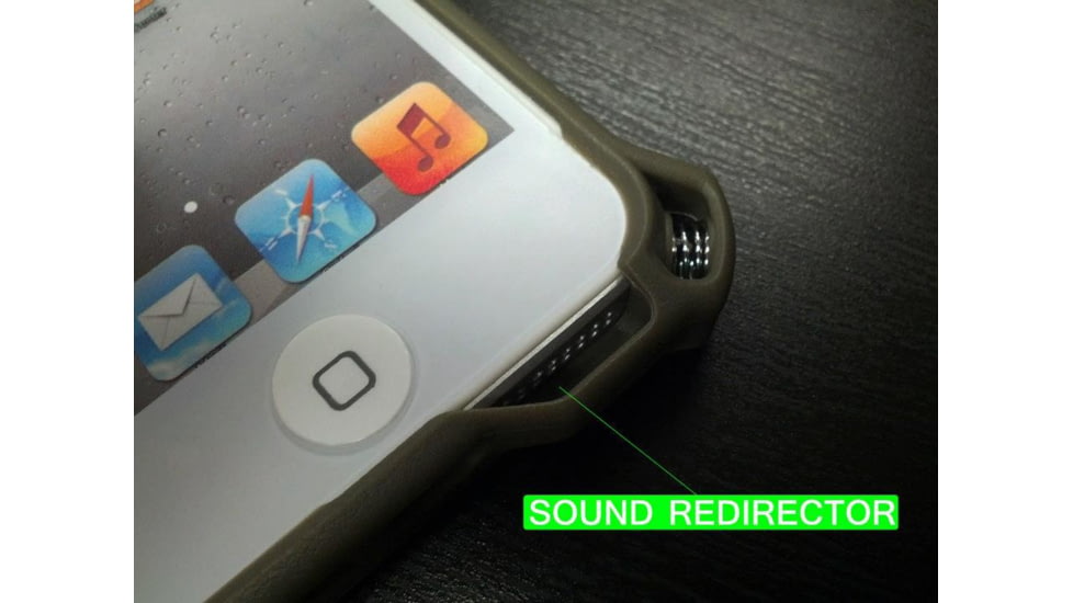 Strike Industries SI Battle Case SHOX for iPhone 5, Black, SI BPC SHOX-BK