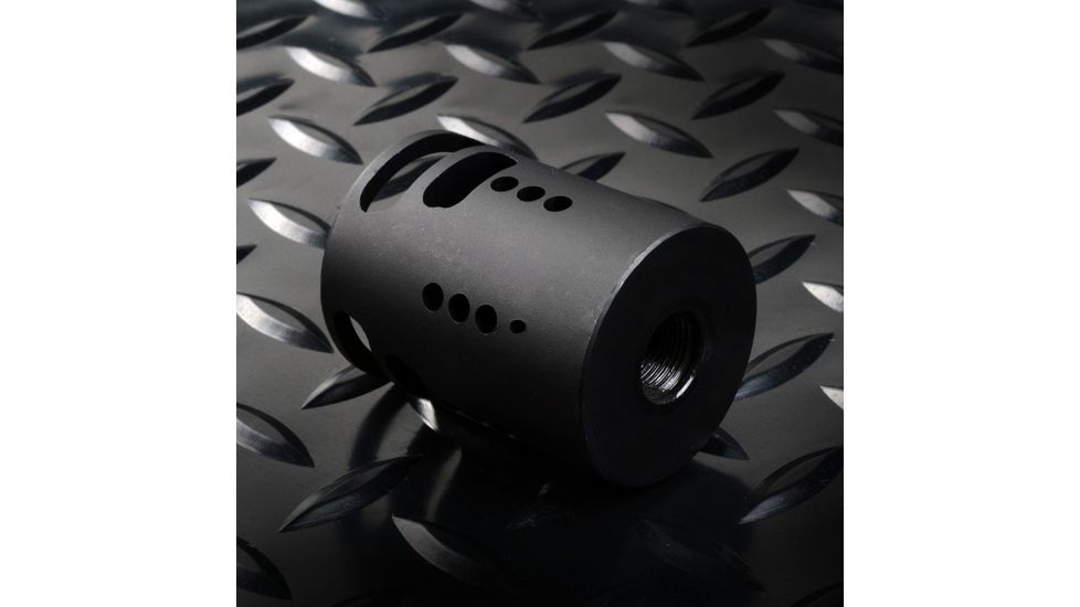 Strike Industries SI-Fat Comp 02 Designed To Integrate Seamlessly With The SI-Cobra Dummy Suppressor, Black, 2in SI-FC-02