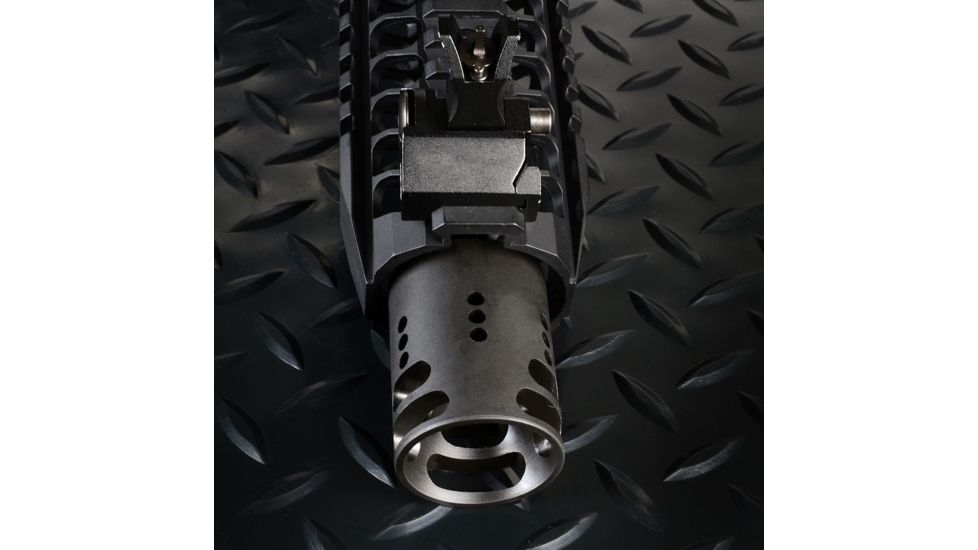 Strike Industries SI-Fat Comp 02 Designed To Integrate Seamlessly With The SI-Cobra Dummy Suppressor, Black, 2in SI-FC-02