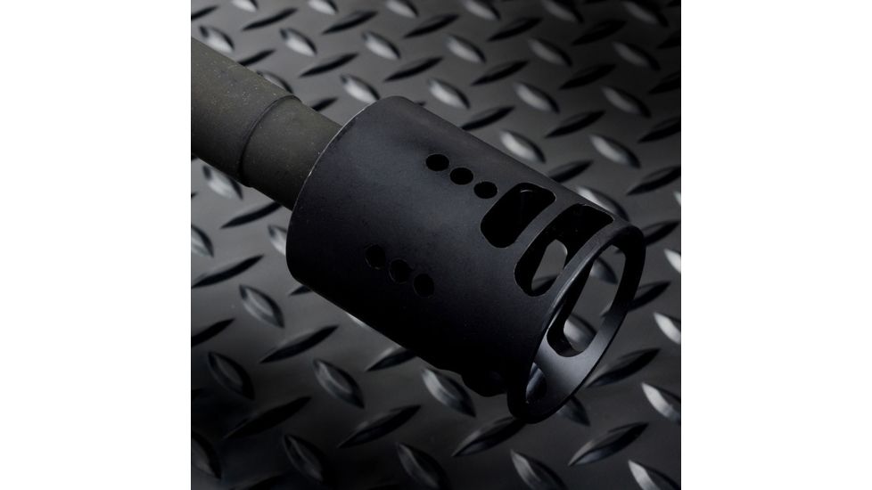 Strike Industries SI-Fat Comp 02 Designed To Integrate Seamlessly With The SI-Cobra Dummy Suppressor, Black, 2in SI-FC-02