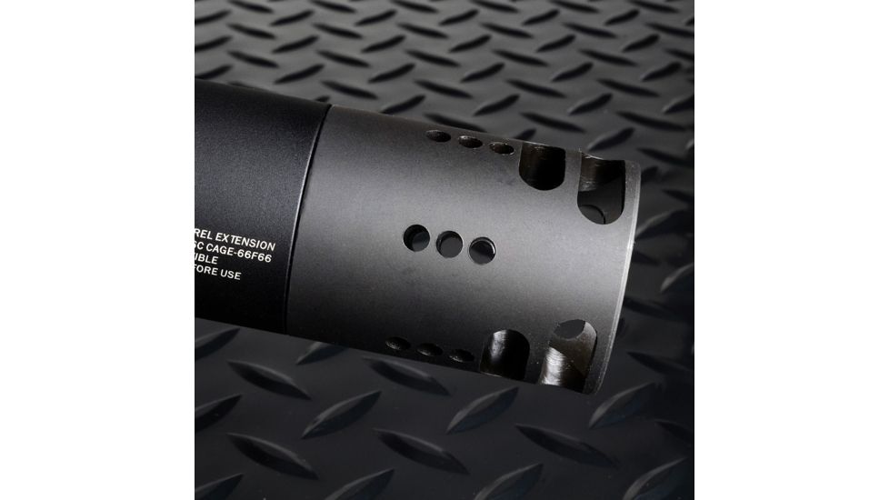 Strike Industries SI-Fat Comp 02 Designed To Integrate Seamlessly With The SI-Cobra Dummy Suppressor, Black, 2in SI-FC-02
