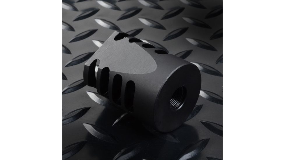 Strike Industries SI-Fat Comp 04 Designed To Integrate Seamlessly With The SI-Cobra Dummy Suppressor, Black, 2in SI-FC-04