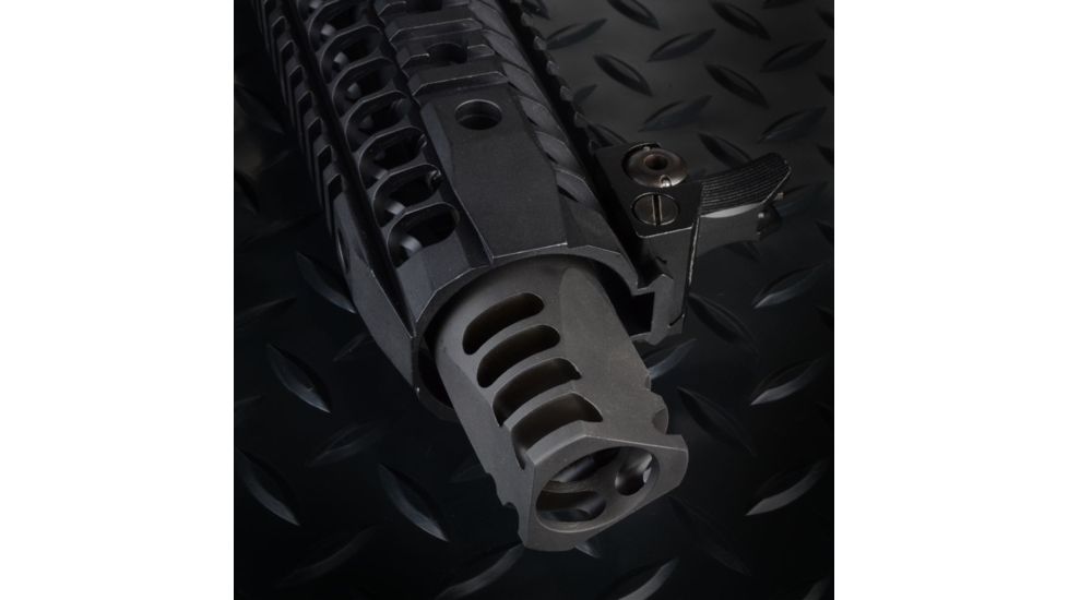 Strike Industries SI-Fat Comp 04 Designed To Integrate Seamlessly With The SI-Cobra Dummy Suppressor, Black, 2in SI-FC-04