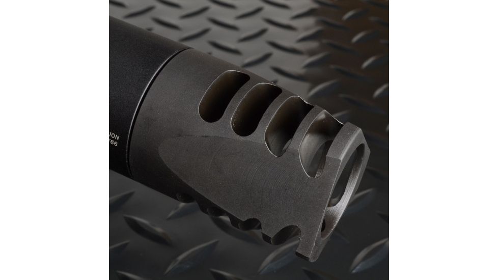Strike Industries SI-Fat Comp 04 Designed To Integrate Seamlessly With The SI-Cobra Dummy Suppressor, Black, 2in SI-FC-04