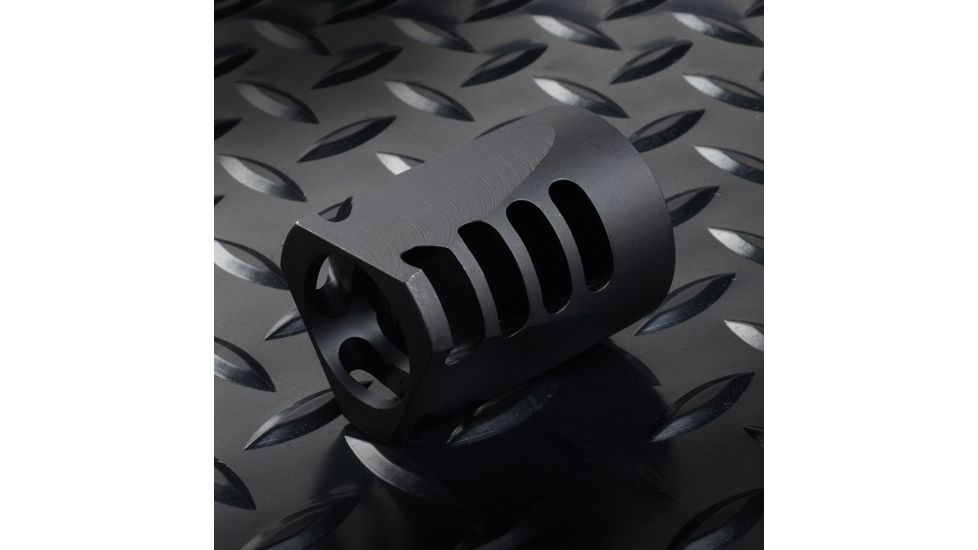 Strike Industries SI-Fat Comp 04 Designed To Integrate Seamlessly With The SI-Cobra Dummy Suppressor, Black, 2in SI-FC-04