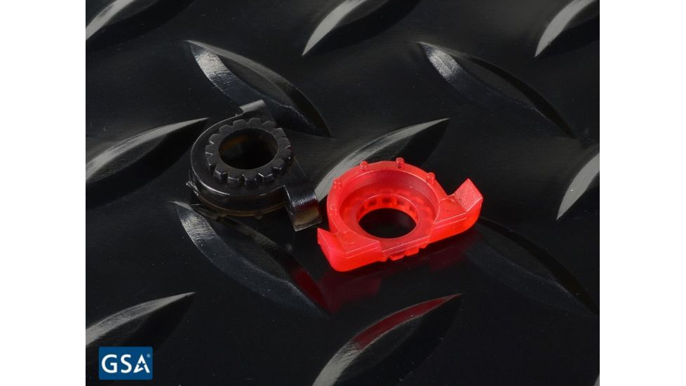 Strike Industries SI-Shock Buffer For Glock, Black/Red SI-GSB