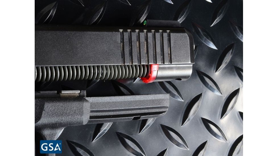 Strike Industries SI-Shock Buffer For Glock, Black/Red SI-GSB