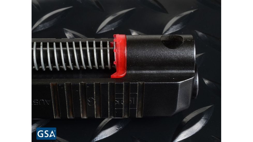 Strike Industries SI-Shock Buffer For Glock, Black/Red SI-GSB