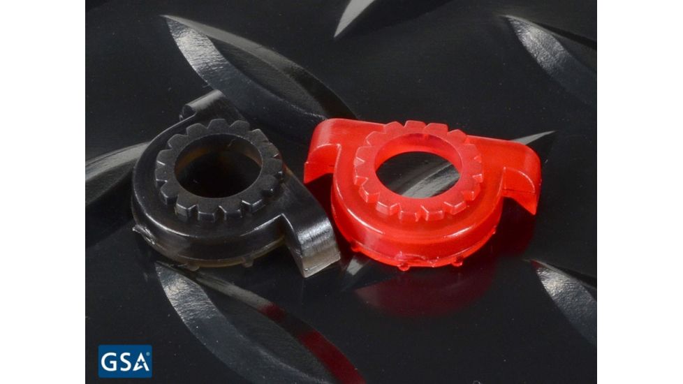 Strike Industries SI-Shock Buffer For Glock, Black/Red SI-GSB