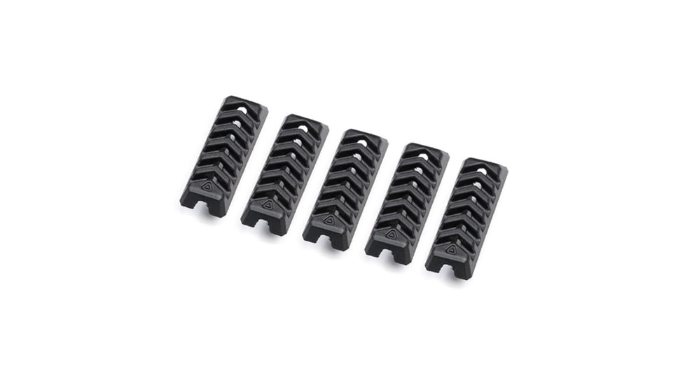 Strike Industries Siegen Rail Cover, 5pcs, MLOK, Black, SISIEGENCOVERBK