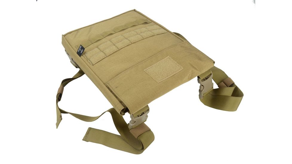 Strike Industries Simple Plate Carrier. Can Be Used as Laptop Carrier, Messenger Bag, and Emergency Protection with Strike Plate, Camel Tan SI-SPC-CM