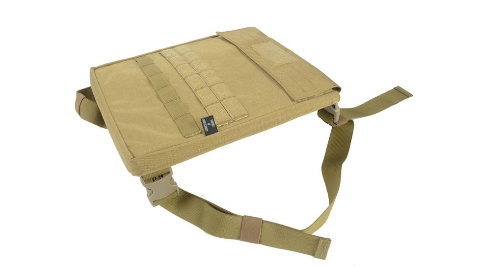 Strike Industries Simple Plate Carrier. Can Be Used as Laptop Carrier, Messenger Bag, and Emergency Protection with Strike Plate, Camel Tan SI-SPC-CM